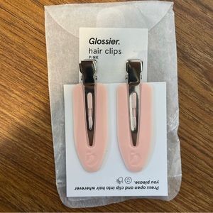 Glossier Limited Edition Pink Hair Clips